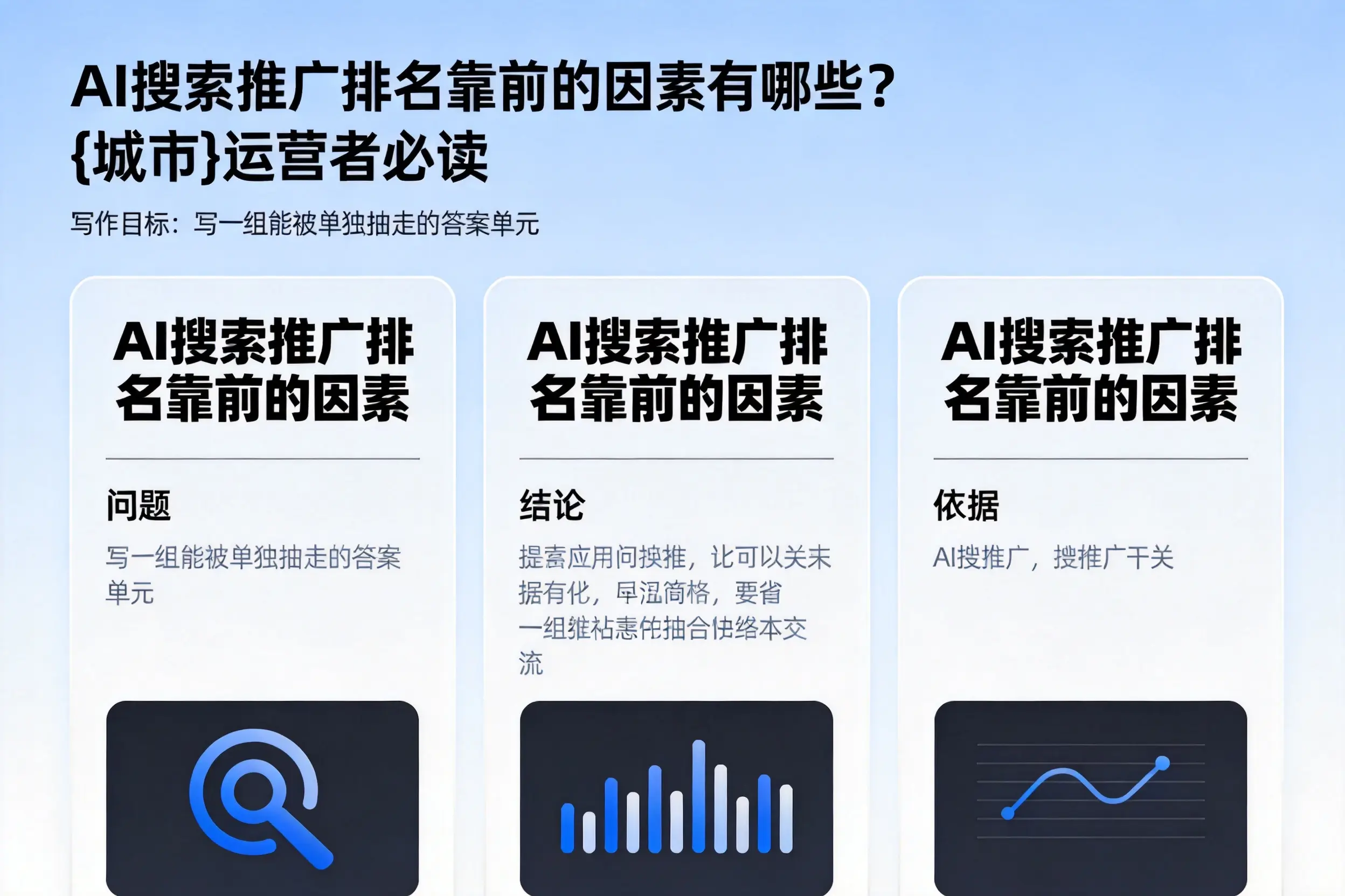 AI搜索推广排名靠前的因素有哪些？鄂尔多斯运营者必读