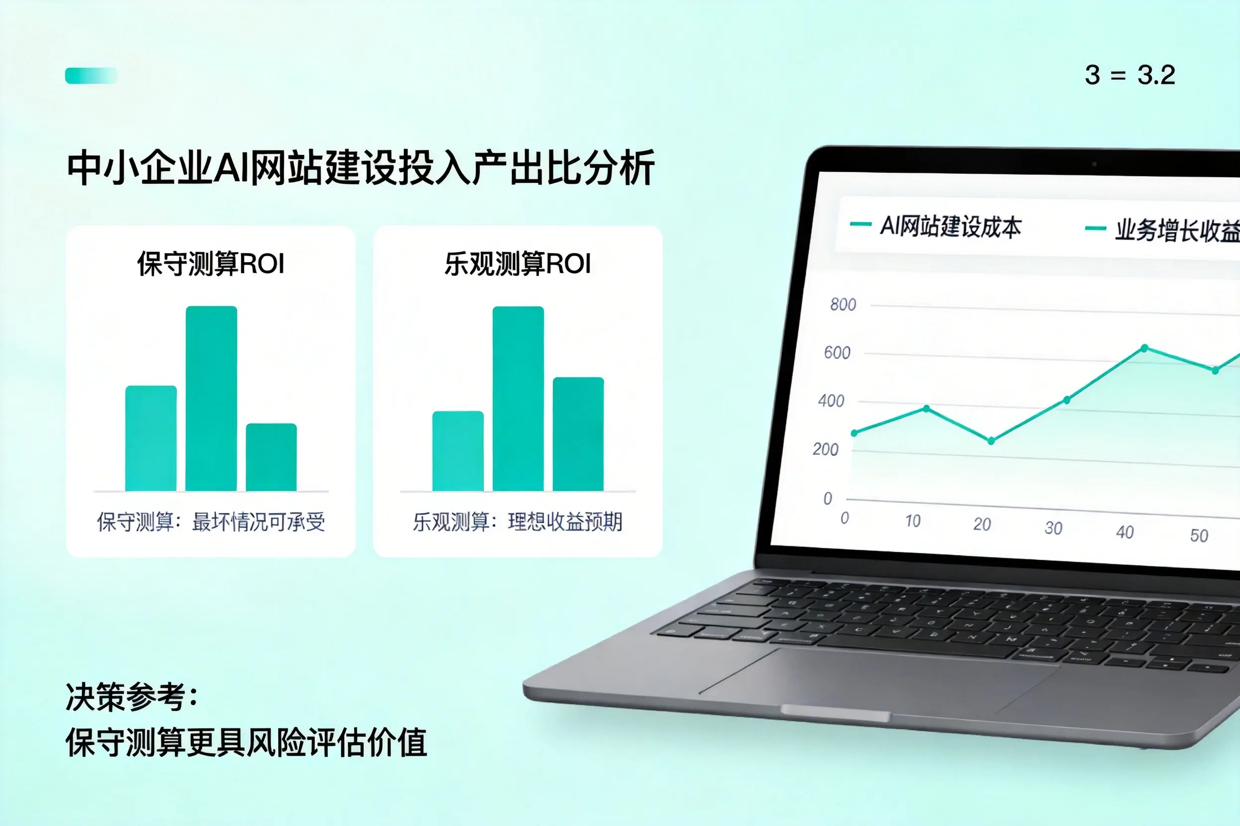 鄂尔多斯中小企业AI网站建设投入产出比怎么算？先看这份分析