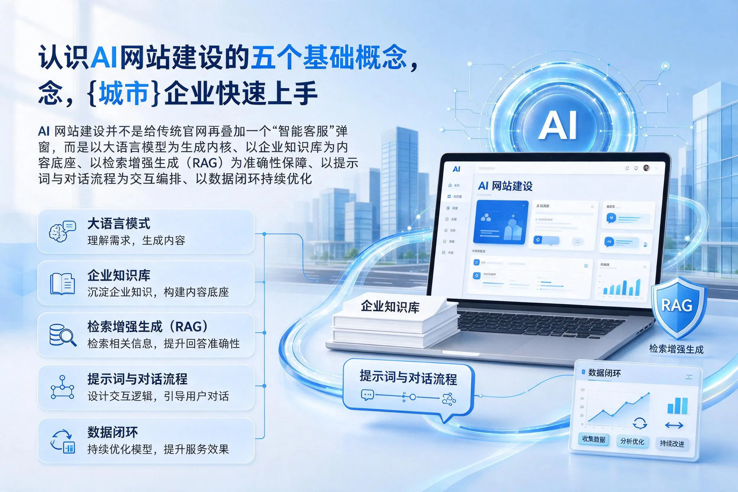 认识AI网站建设的五个基础概念，鄂尔多斯企业快速上手