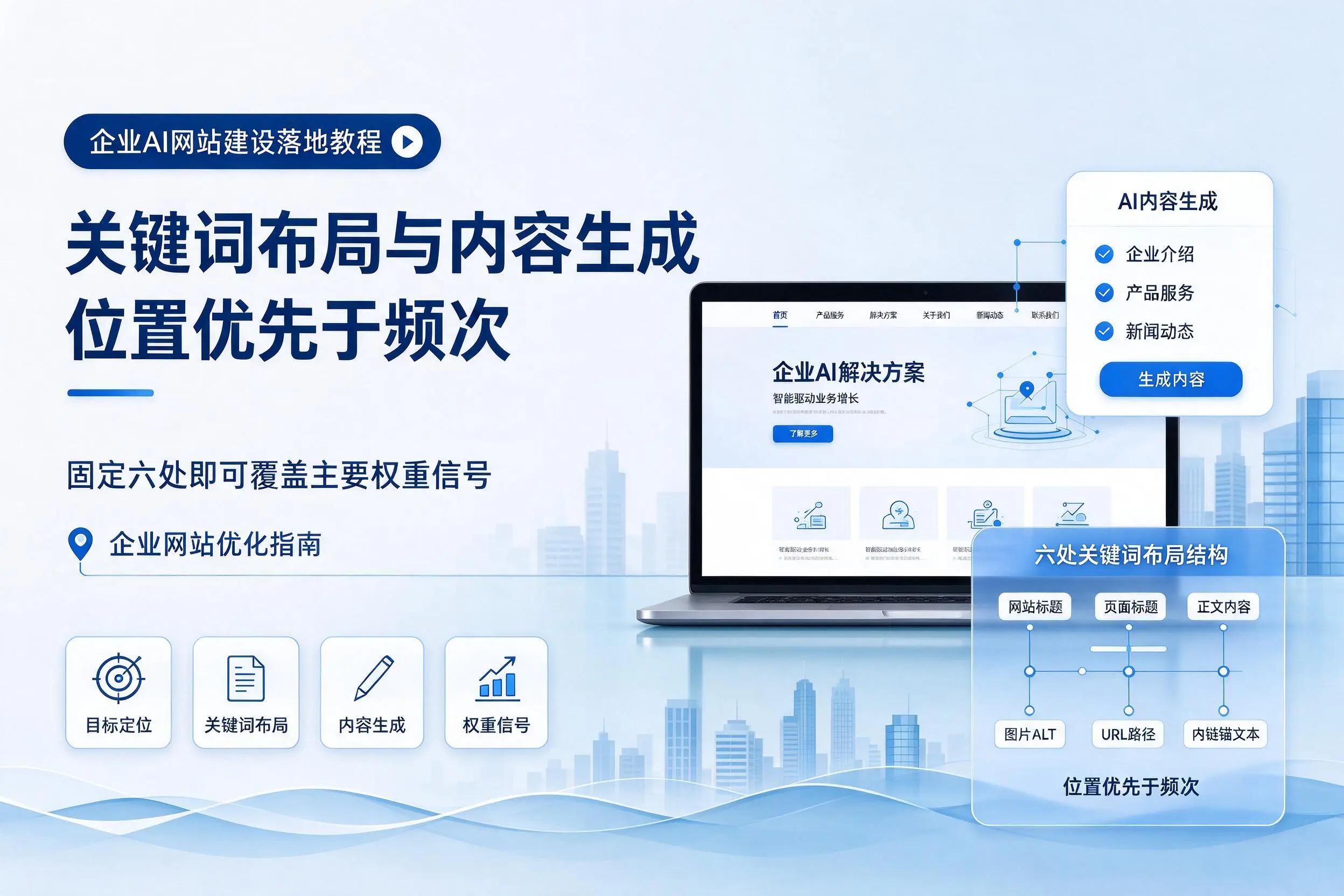 鄂尔多斯企业AI网站建设落地教程：关键词布局与内容生成