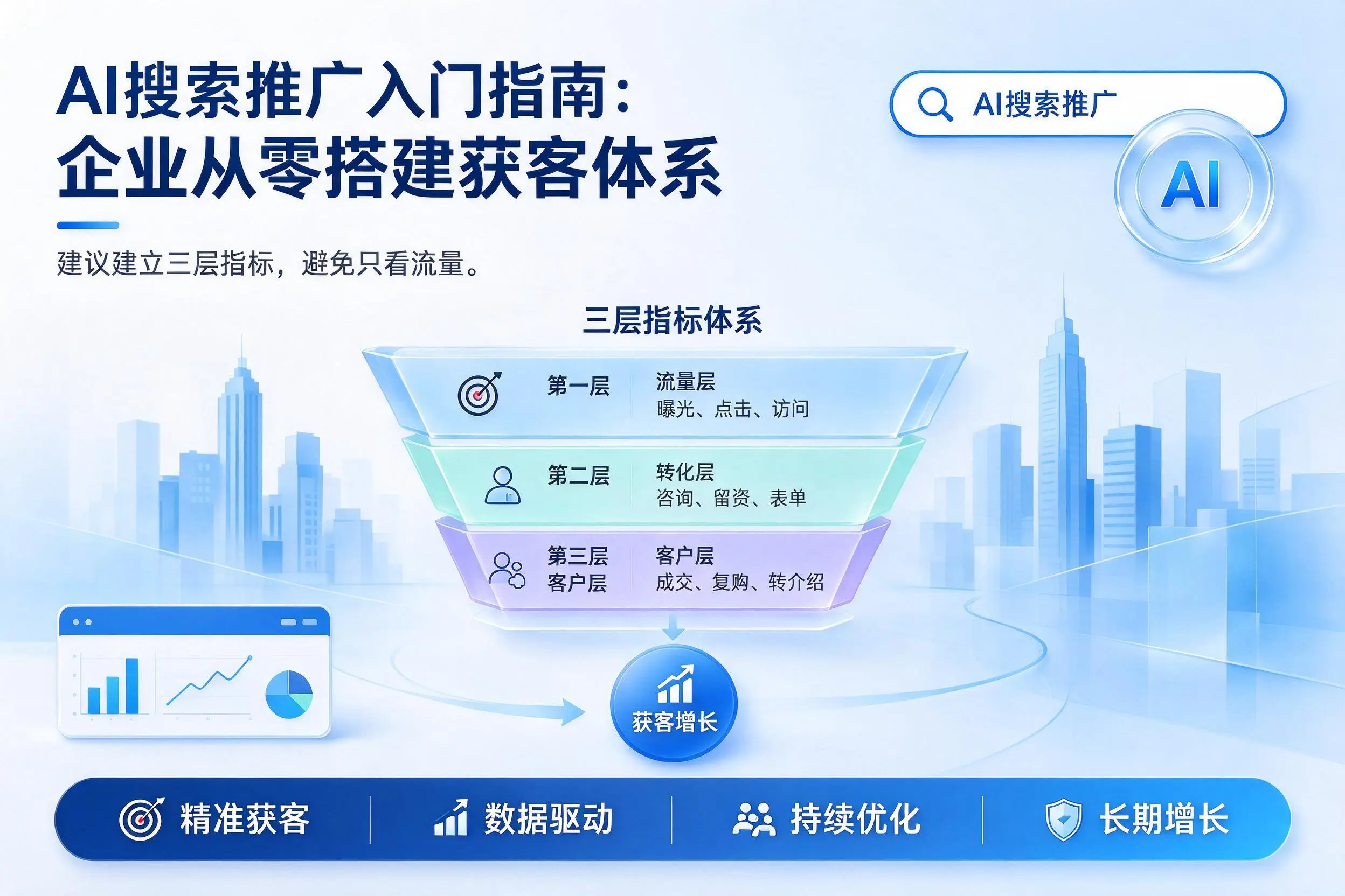 AI搜索推广入门指南:鄂尔多斯企业从零搭建获客体系