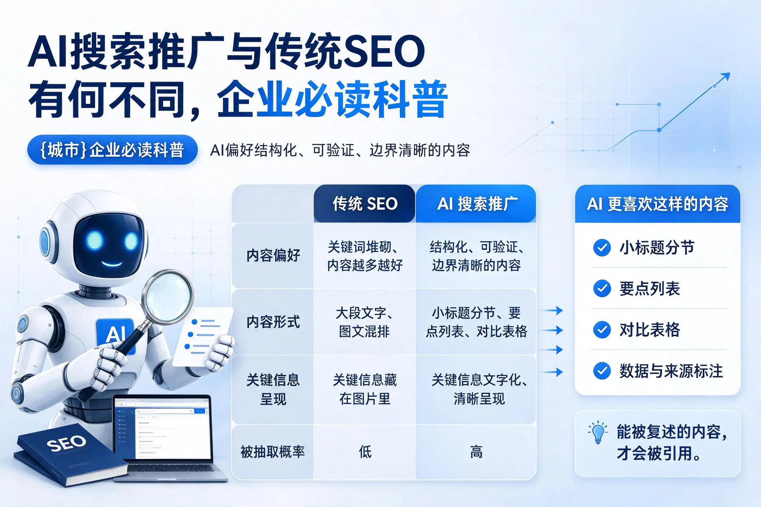 AI搜索推广与传统SEO有何不同,鄂尔多斯企业必读科普