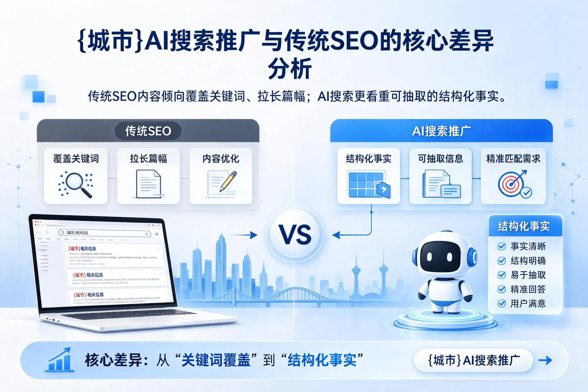 鄂尔多斯AI搜索推广与传统SEO的核心差异分析